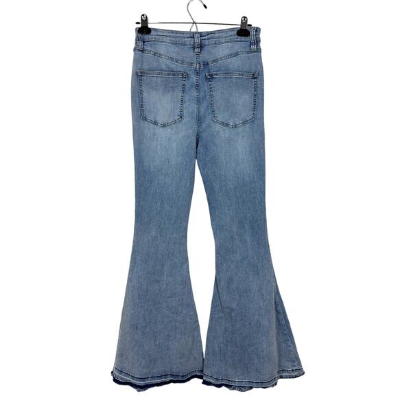 We the Free People Irreplaceable Flare Jean 30 medium wash stretch OB1070992 - Picture 7 of 11